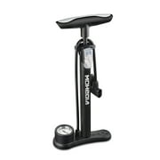MOHEGIA Bike Floor Pump with Gauge,Air Bicycle Pump Inflator with High Pressure 160 PSI,Fits Schrader and Presta Valve Black